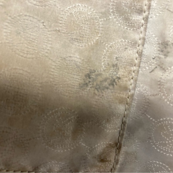 MK Michael Kors signature logo embossed tote shoulder bag - Picture 4 of 14